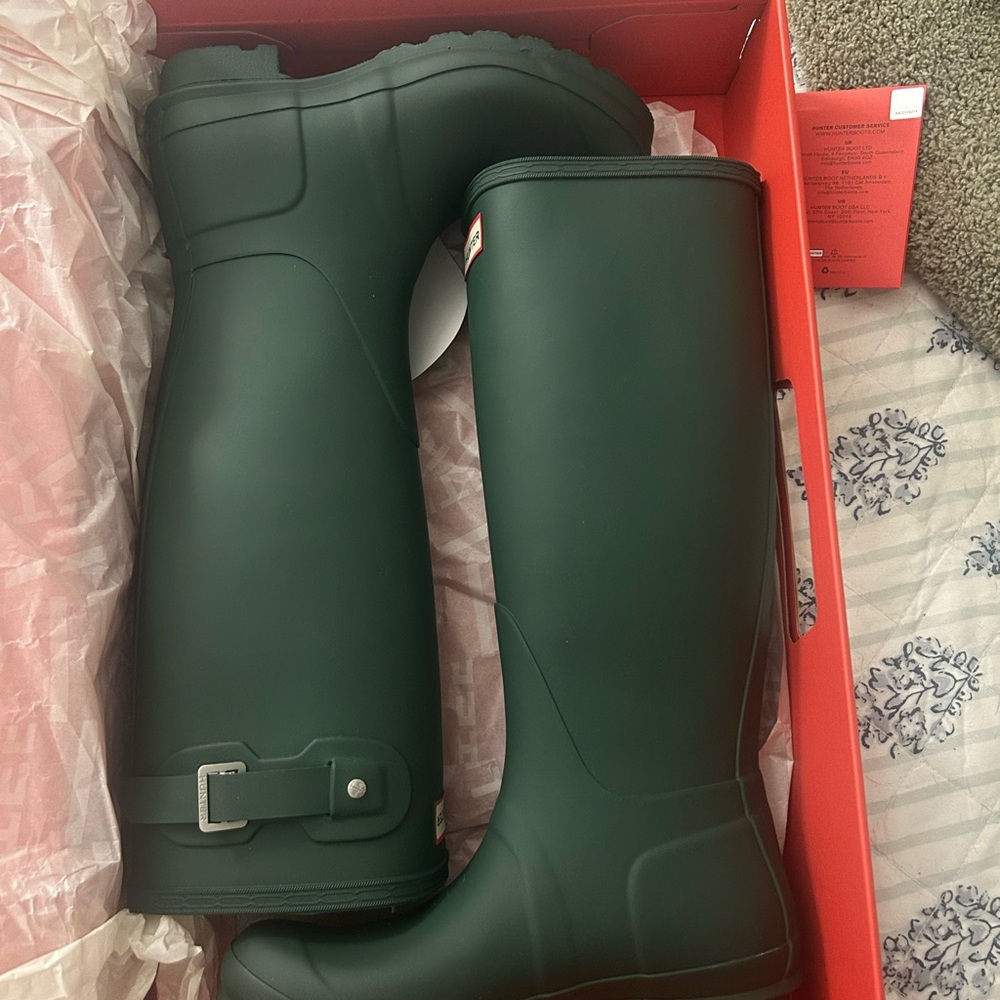 Hunter Green Original Tall Boots